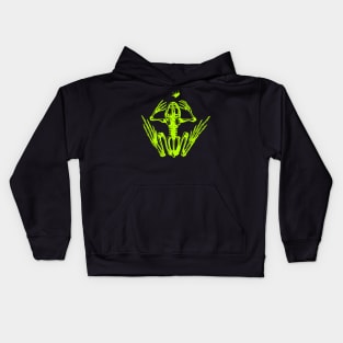 Frog Skeleton Kids Hoodie